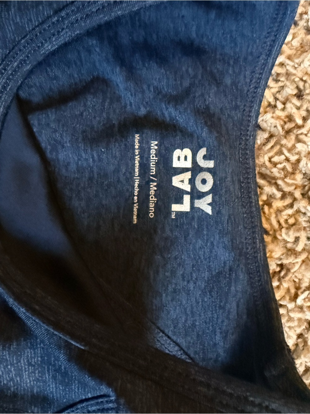 Size M - JoyLab Three-Pack Cropped Racerback Tanks - Picture 5 of 5